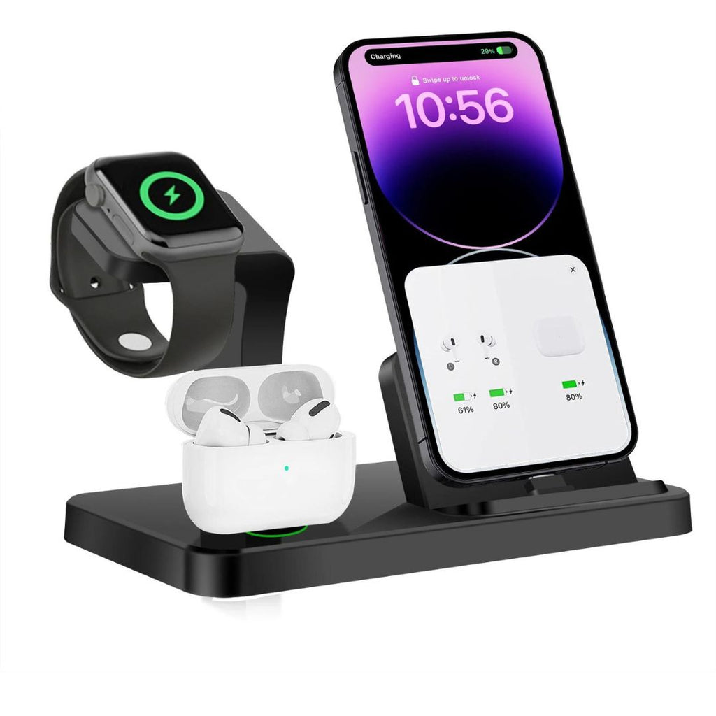Carregador sem Fio para Iphone - 3 em 1 - 15W - Fortal Smart Watch -  Aproveite as Ofertas
